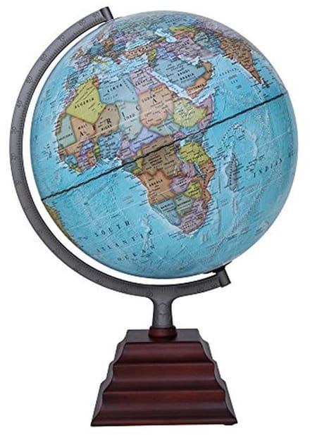 Verlichte Desktop Globe 12 Inch - Pacific II