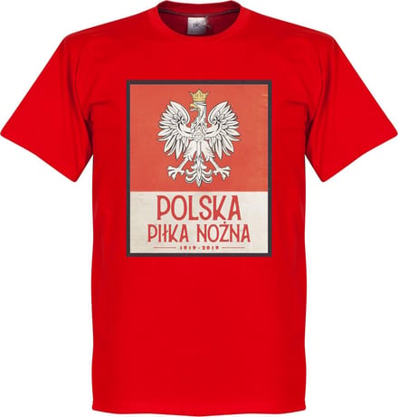 Polen Centenary T-Shirt - Rood - XS