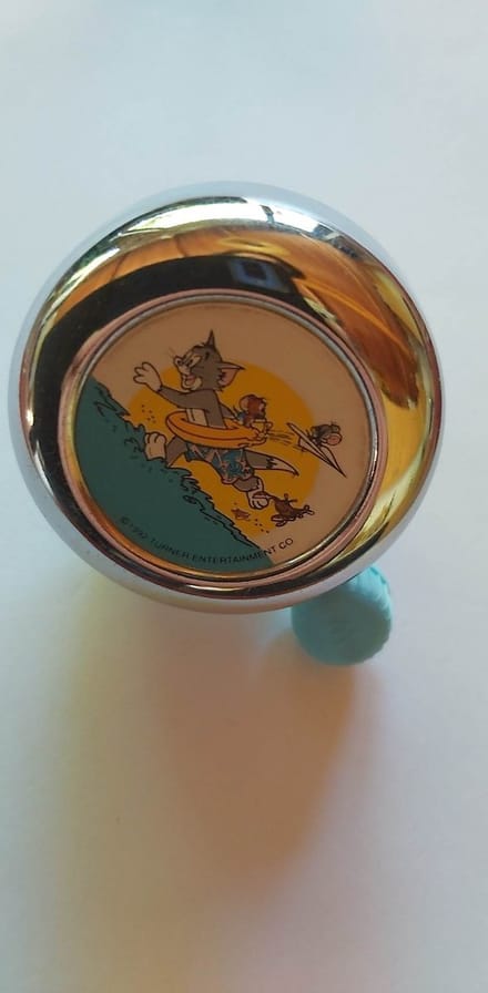 Widek - Fietsbel - Tom & Jerry - Chroom / blauw