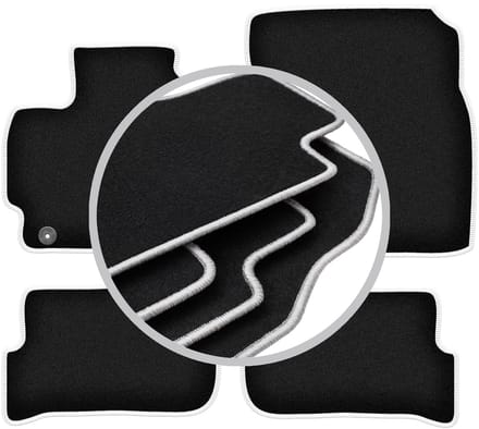 CARLUX-SILVER automatten voor: Mitsubishi Space Star II hatchback (2013-)