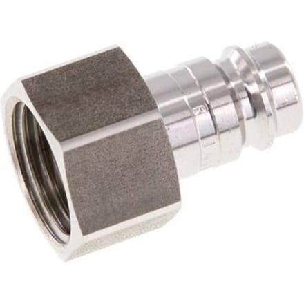 RVS 306L DN 10 Luchtkoppeling Insteeknippel G 1/2 inch Binnendraad - CLP10-F-SSL-P-012