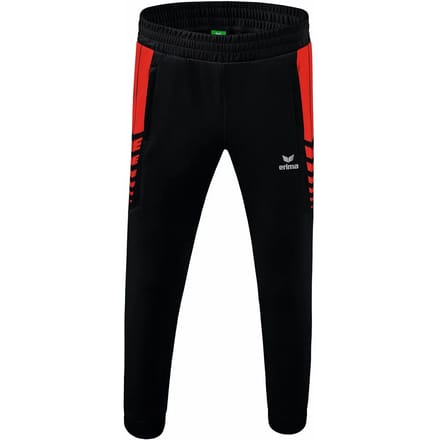 Erima Six Wings Worker Broek Kinderen - Rood / Zwart | Maat: 128