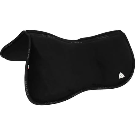 Acavallo Mf Hps Cw-cs Suede Front Riser Halve Pad Zwart Cob