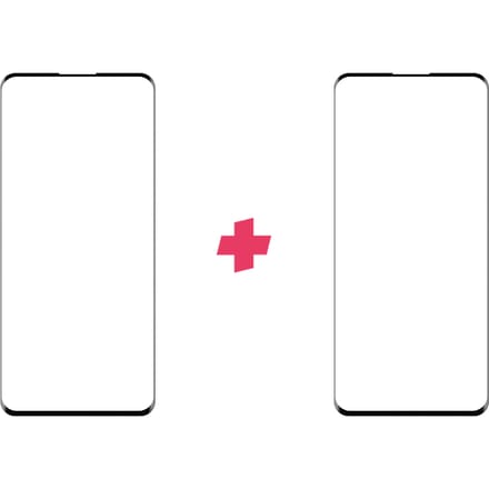DuoPack: OPPO Find X2 screenprotector gehard glas Edge to Edge