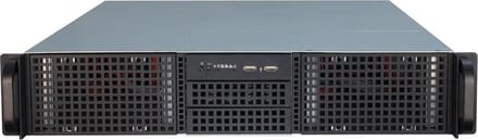 Inter-Tech IPC 2U-20255 - Case - Server (Rack) - Zwart