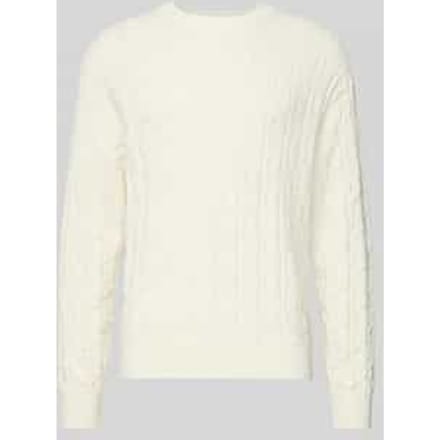 Gebreide pullover met ronde hals Model 'EASY'