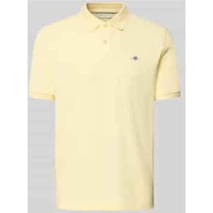Slim Fit poloshirt met logo-stitching