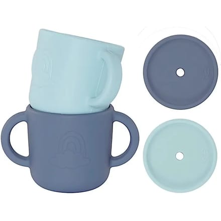 Bekers - Met - Deksel - 2 St - Dusk & Sky
