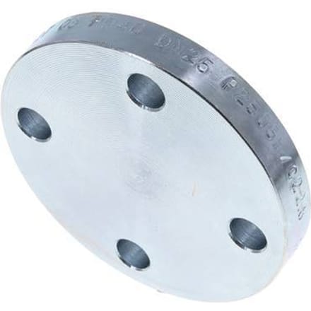 Blindflens DN40-PN40 Verzinkt Staal DIN 2527 En EN 1092-1 (Type 05)