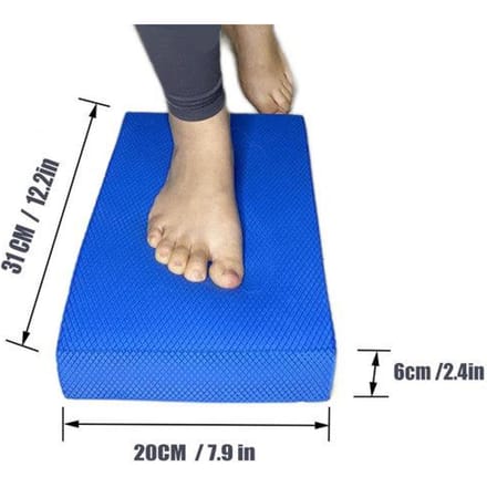 Balance Pad Board TPE Yogamat Stabiliteitskussen Oefentrainer Antislip voor Training Enkel Core Stabiliteitstraining Herstel blue