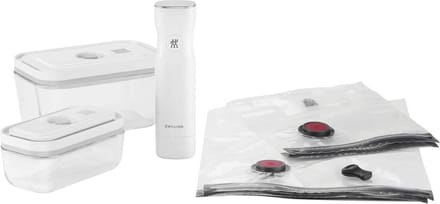 ZWILLING Fresh & Save - Startset S/M - Glazen Bakjes - Vacuümfunctie - Duurzaam