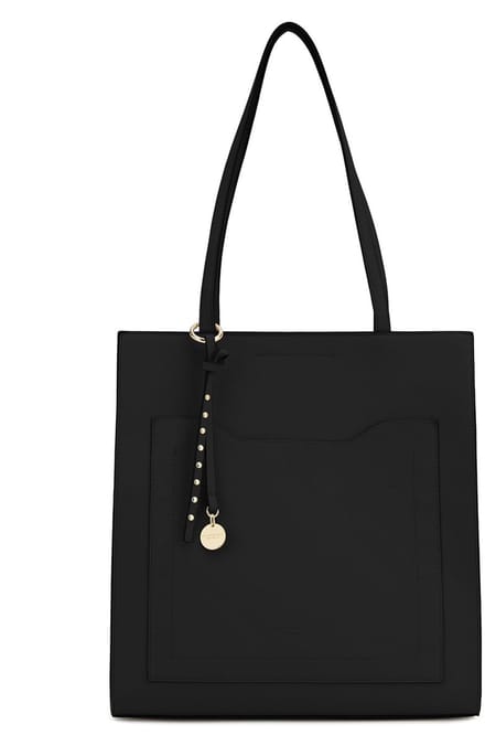 SEIDENFELT MANUFAKTUR Senja Shopper Black Zwart