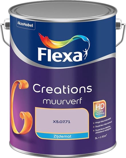 Flexa - Creations Muurverf Zijdemat - X5.07.71 - Mengverf - 5 L