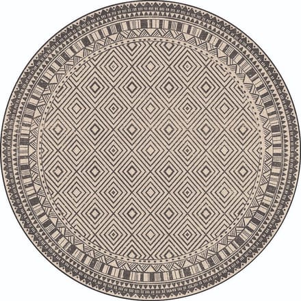 MD Entree - Vloerkleed - Smuq - Stockholm - 100 cm Ø