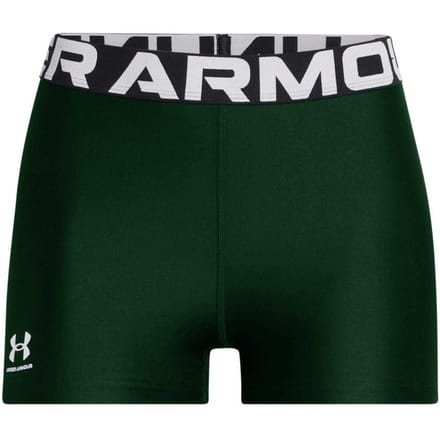 Under Armour Dames/Dames HeatGear Compressieshort (Bosgroen)