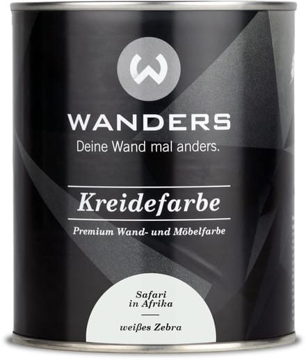 Wanders24 Shabby Chic krijtverf – 750 ml – Wit Zebra – mat