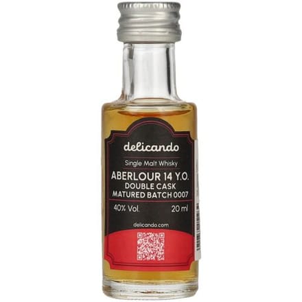 Aberlour 14 Years Old DOUBLE CASK MATURED Batch 0007 40% Vol. 0,02l