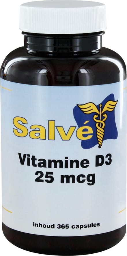 Salvé - Vitamine D3 25 mcg - 365 capsules