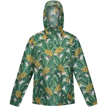 Regatta Dames/Dames Orla Kiely Tropisch Bloemen Opvouwbare Waterdichte Jas 14 UK groen