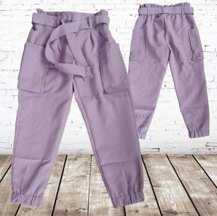 Lila Meisjes Broek - Paars - 158/164