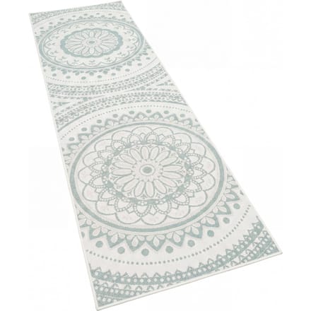 Binnen- en buitenkleed Breezy turquoise 80x250 cm