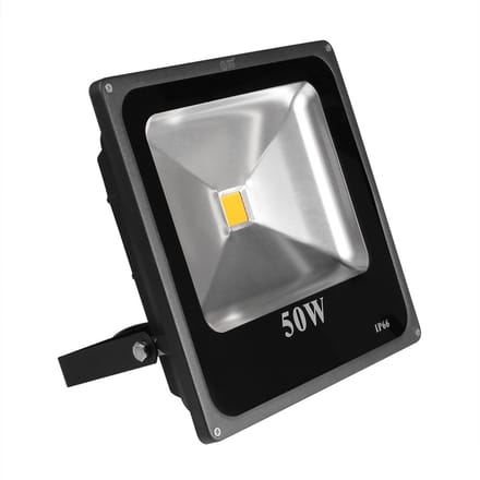 LED Bouwlamp / Schijnwerper Puur Wit (daglicht) - Plat
