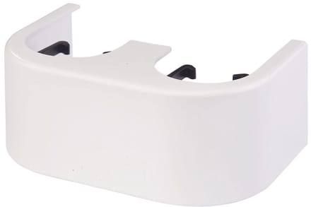 Flamco Designafdekking haanblok Hoek kunststof wit, F10094