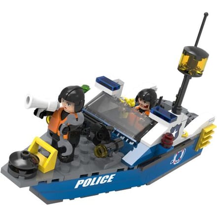 PLAYTIVE CLIPPYS Bouwstenenset S (Politieboot)