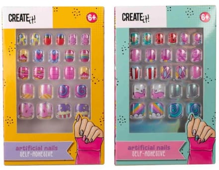 Create it! kunstnagels zelfklevend - Candy nagels voor meisjes.