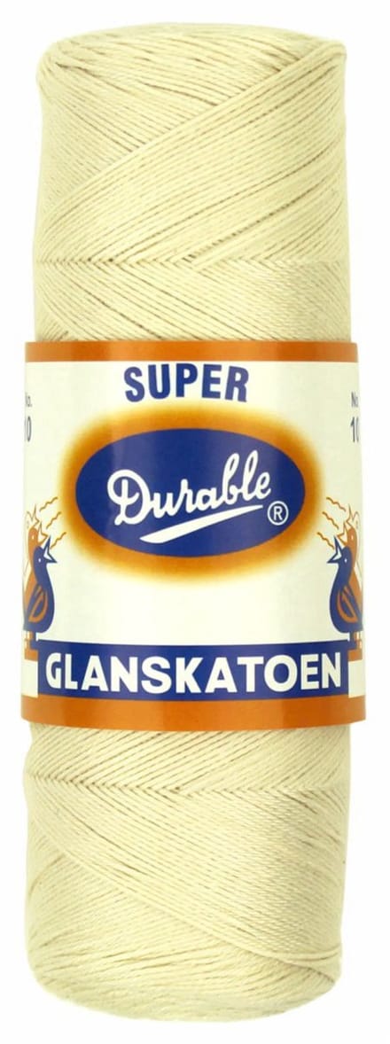 Durable Glanskatoen Nr. 8 - 087 ecru - Katoen Garen