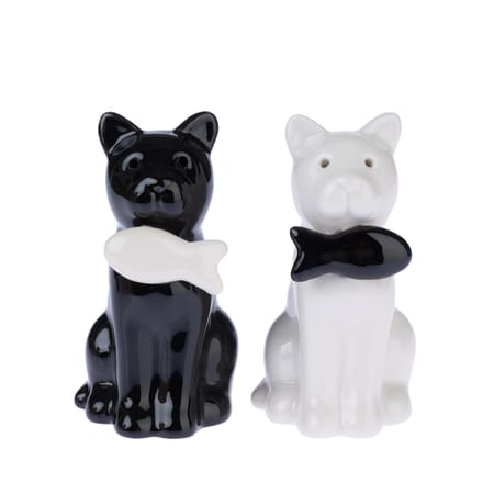 TIAKI peper- en zoutstel "Cats" set van 2