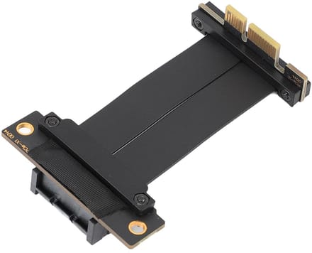 Dailygoody 4.0 Riser kabel - Dubbele 90 Graden Haakse GPU Riser kabel - Volledig Functioneel - 36 pins - Verlengkabel voor WiFi kaarten - Gesch..