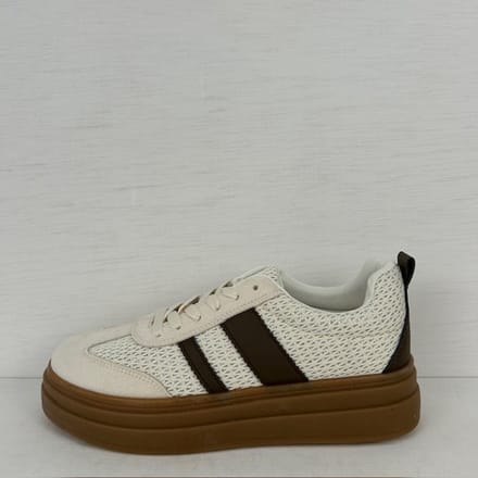 Retro sneakers met leuk design beige Beige / 36