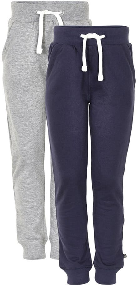 Minymo kinderjoggingbroek Basic 36 Sweat Pant (2-pack) donkerblauw