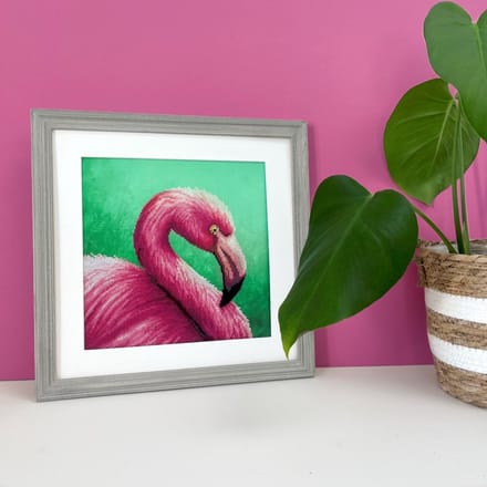 Bothy Threads borduurpakket flamingo balance XRF13 telpatroon
