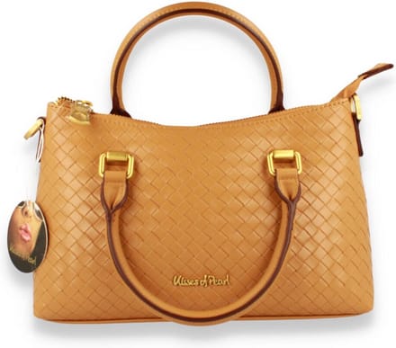 Kisses Of Pearl Dames Handtas Tess Camel | Cognac | Maat: One Size