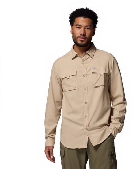 Columbia Silver Ridge™ Utility Ii T-shirt Met Lange Mouwen Beige M Man