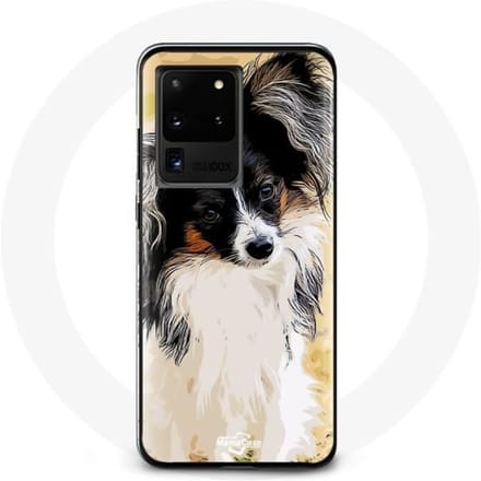 Case voor Samsung Galaxy S20 Ultra Continental Miniatuurspaniël Vlinderhondenras