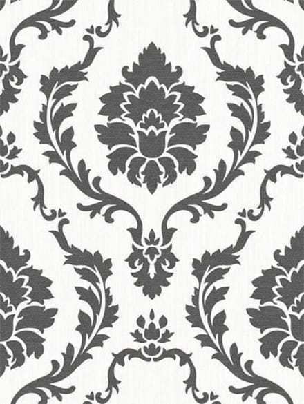 Barok glitter diamanten vinyl behang F24019
