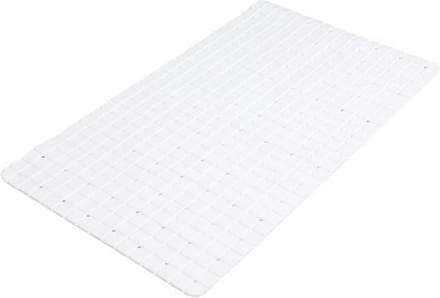 Urban Living Badmat - wit - 39x69 cm - douche anti slip mat - rubber