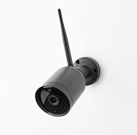 Buitencamera Wi-Fi met Bewegingssensor en Nachtzicht - Full HD 1080p, IP65, Cloud Opslag, 12 V DC