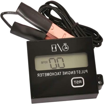 Digitale Toerenteller - Snelheidsmeter Motor - Onderhoud Debuggen - Inductief Ontwerp - 10 x 10 x 2 cm - Zwart