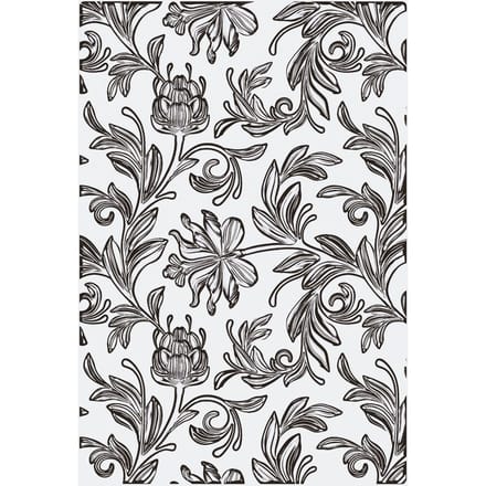 Sizzix A5 3D Embossing sjabloon by Tim Holtz - Botanical