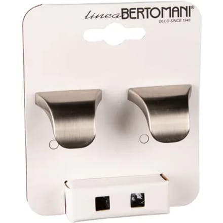 Bertomani Meubelknop - Zamak - Vernikkeld - 16mm - Set Van 2
