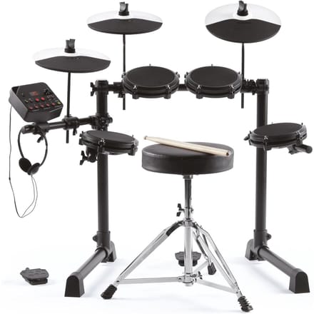 ApexArte® Elektrisch Drumstel - Zwart