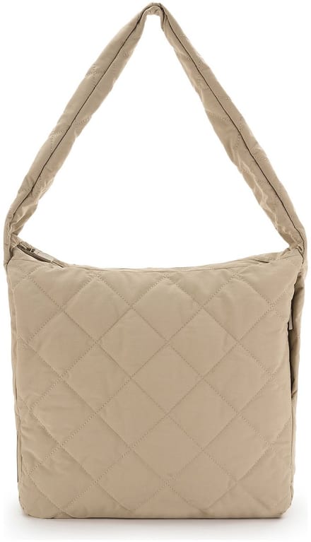 SEIDENFELT MANUFAKTUR schoudertas Hetta Maxi Hobo Bag Soft Toffee Lichtbruin