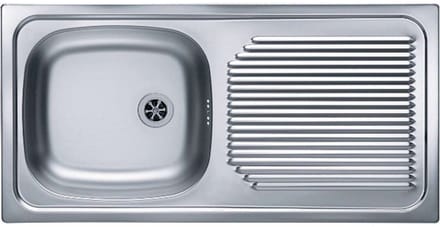 Alveus Basic - Spoelbak, 86x44 cm, rvs 1008843