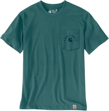 Carhartt Irvine Relaxed Work T-Shirt 107317 Transformative Teal-S
