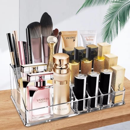 Makeup Organizer - Cosmetische Vitrine - 16 Secties - Doorzichtig - Acryl