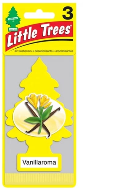 Little Trees Vanillaroma - Luchtverfrisser voor auto - 3-pack, geur vanille